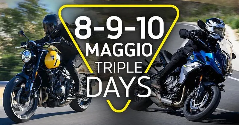 Triumph открывает двери: стартуют Triple Days с бесплатными тест-драйвами