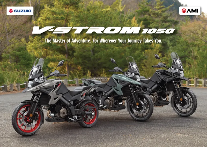 Обновленный Suzuki V-Strom 1050 (2026) представлен на рынке: новые цвета и расширенная комплектация