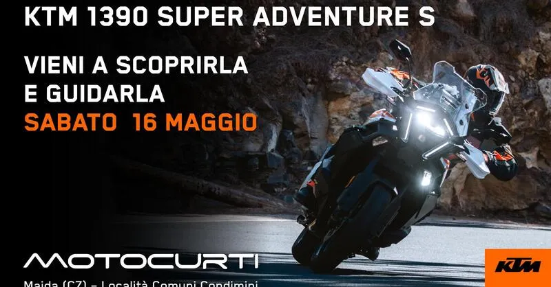 KTM 1390 Super Adventure S: познакомьтесь с моделью и протестируйте её в Motocurti