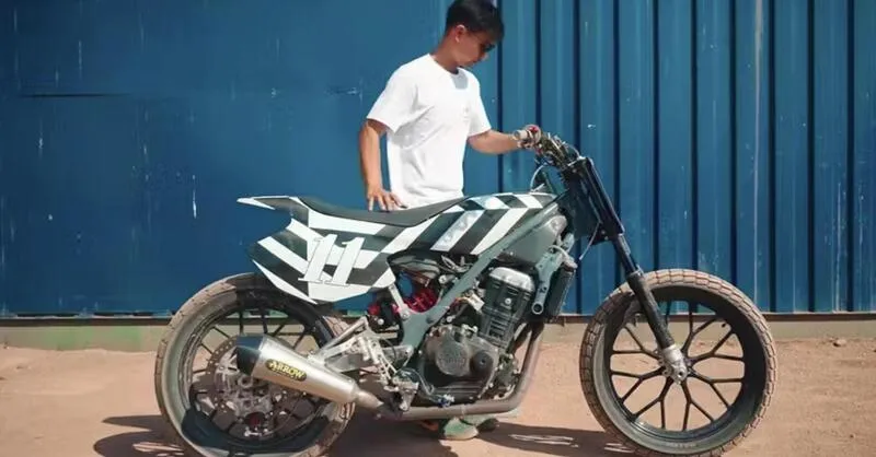 Royal Enfield выходит на мировой уровень флэт-трека: представлена Sherpa FT Mk2