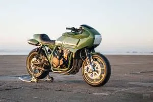 Экстремальный зеленый: кастомный Kawasaki ZRX1200R от deBolex Engineering