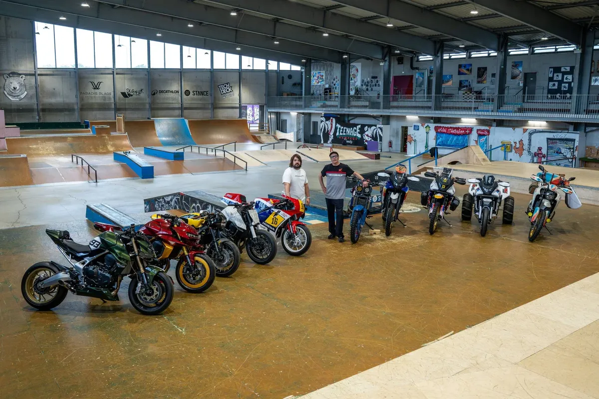 Honda представила кастомные проекты на базе Hornet и Transalp для выставки Wheels and Waves — фото 2