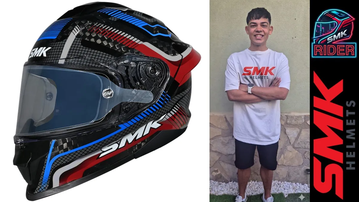 SMK Helmets объявляет о партнерстве с восходящей звездой гонок Кавином Квинталом