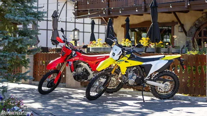 Битва японских дуал-спортов: Honda CRF450RL против обновленного Suzuki DR-Z4S — фото 3