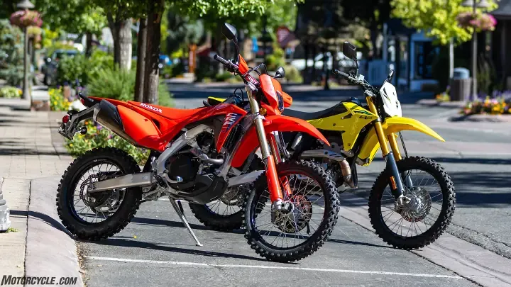 Битва японских дуал-спортов: Honda CRF450RL против обновленного Suzuki DR-Z4S — фото 4