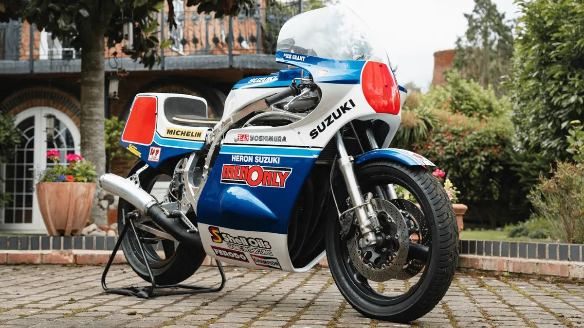 Heron Suzuki Мика Гранта для Isle of Man TT выставлен на продажу