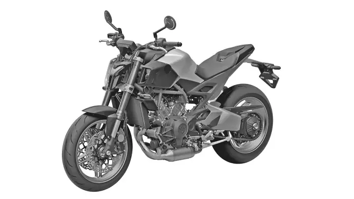Honda готовит к выпуску революционный V3R 900 E-Compressor: подробности из дизайн-патентных заявок — фото 4