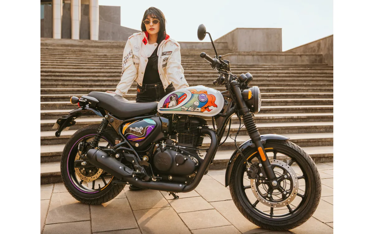 Royal Enfield Hunter 350 получил два новых смелых цвета по цене 660 000 иен — фото 2