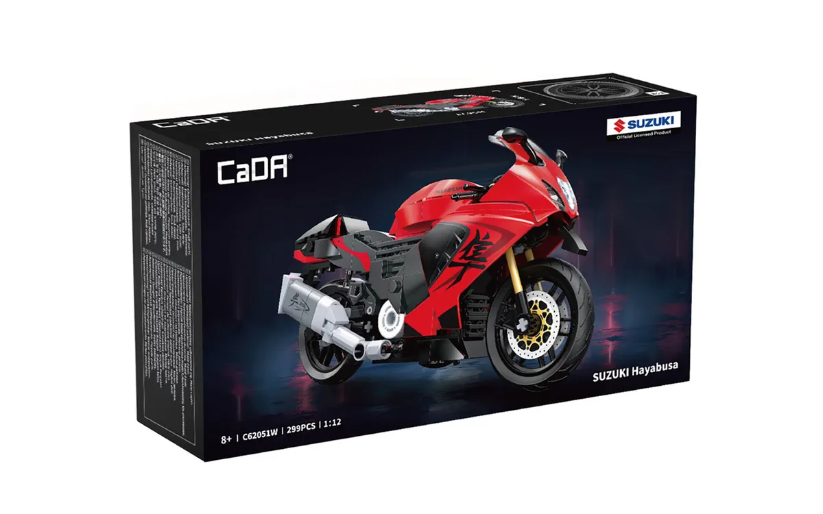 Внимание фанатам Suzuki! Высокодетализированный конструктор Hayabusa в масштабе 1/12 по цене 2640 иен
