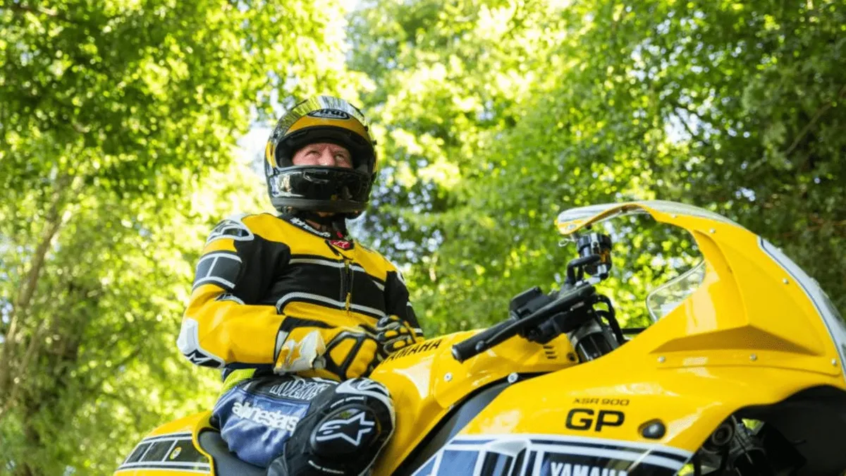 Вдохновленный Кенни Робертсом XSR900 GP представлен на Фестивале скорости в Гудвуде