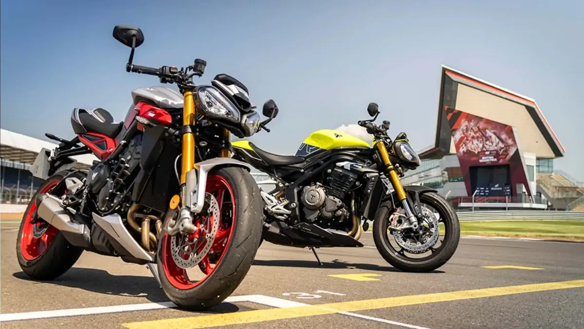 Triumph демонстрирует возможности своих мотоциклов на трек-днях в Сильверстоуне силами экспертов, а не широкой публики