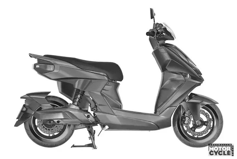 Yamaha работает над новым электрическим скутером: патенты раскрывают детали 125-кубовой модели с уникальными решениями — фото 2