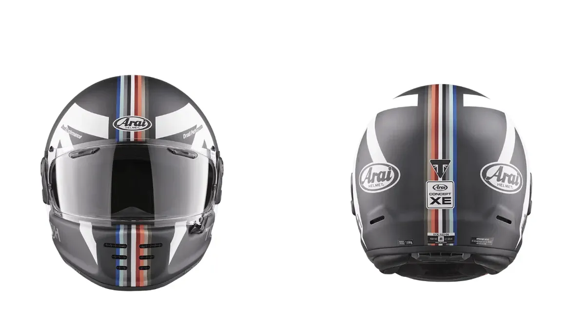 Ретро-шлем Triumph Arai Concept-XE возвращается в продажу после того, как был полностью раскуплен за считанные дни