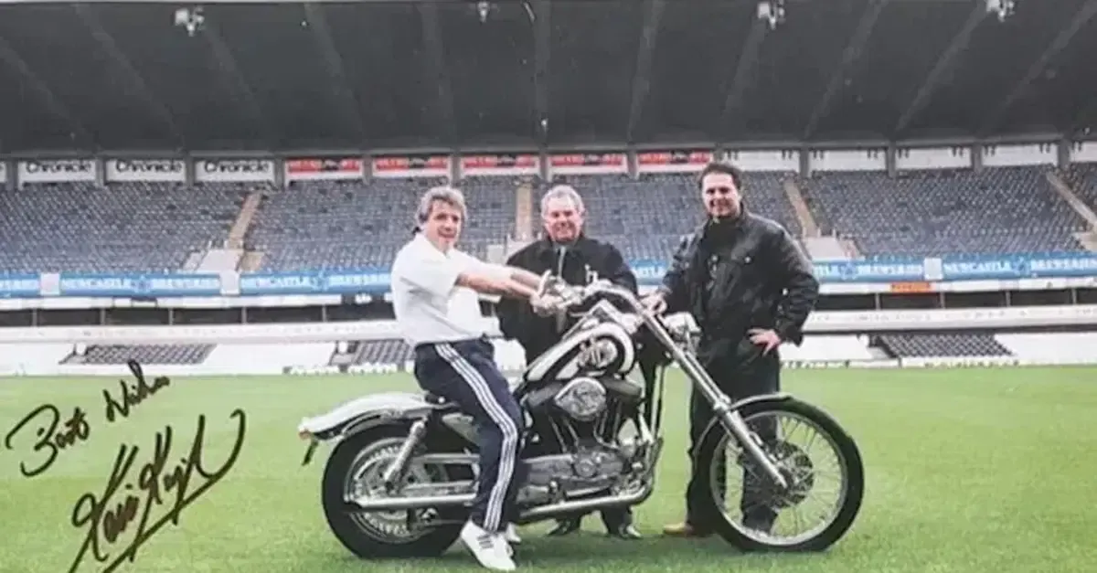 Прощание с Кевином Киганом: его Harley-Davidson из «Ньюкасла» продан на благотворительном аукционе за 35 000 фунтов стерлингов
