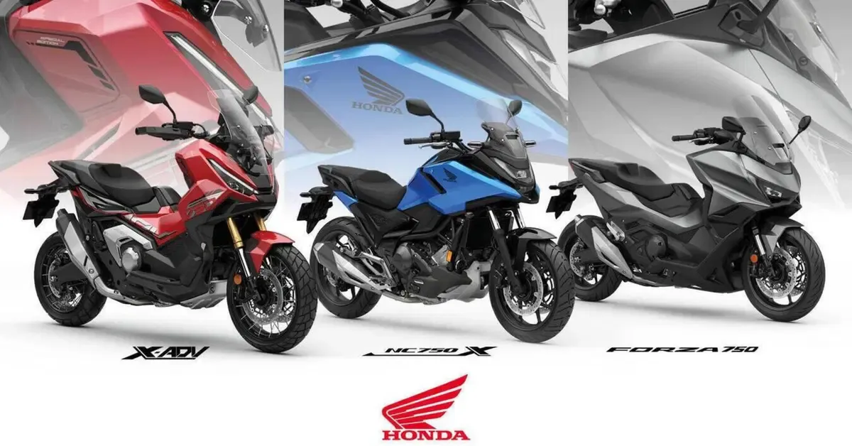 Honda представила цветовые решения 2027 года для моделей X-ADV, Forza 750 и NC750X