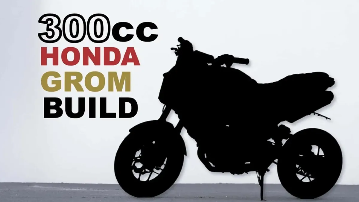 Планируете установить двигатель 300 на свой Honda Grom? Сначала посмотрите это
