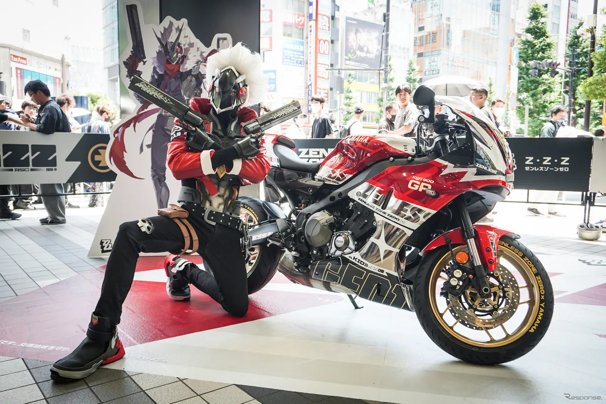 Герой в Акихабаре! Yamaha XSR900 GP в коллаборации с Zenless Zone Zero выглядит невероятно круто