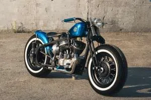 Harley-Davidson WLA Flathead Bobber от Hammerbike: военная легенда в новом обличье — фото 2