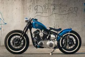 Harley-Davidson WLA Flathead Bobber от Hammerbike: военная легенда в новом обличье — фото 4