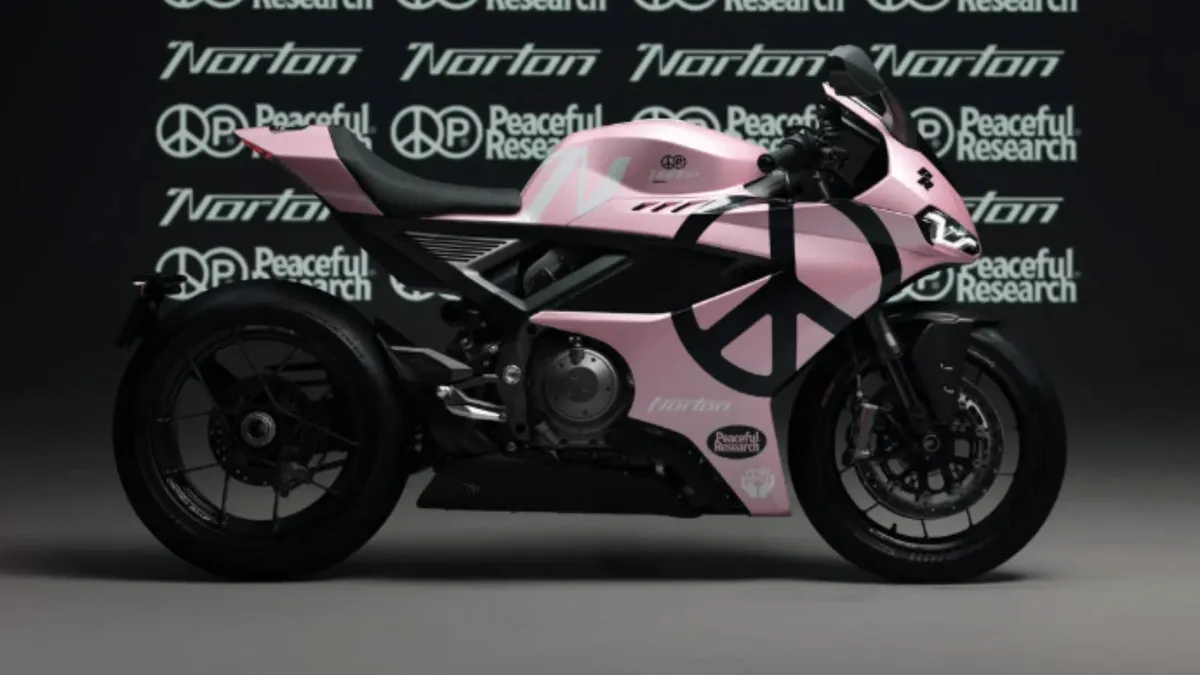 Norton представила уникальную Manx R в сотрудничестве с Peaceful Research
