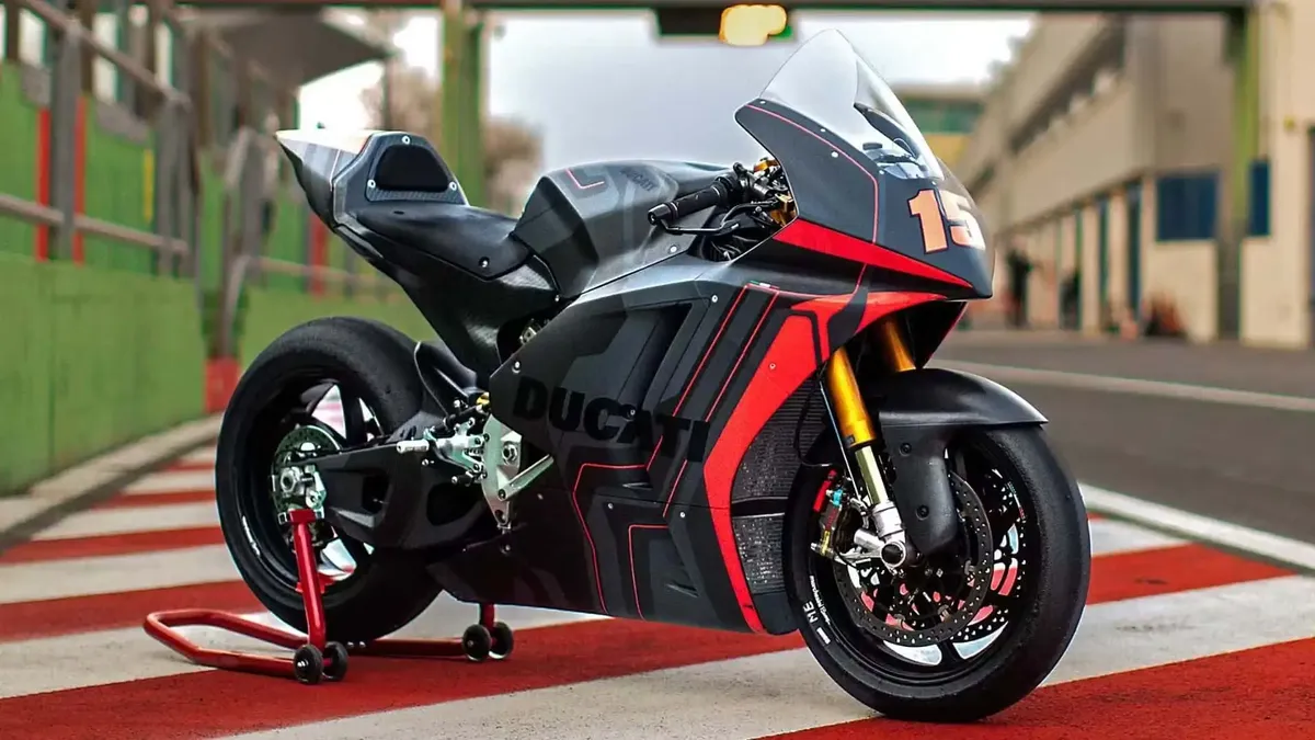 Будущий электрический мотоцикл Ducati сможет раскручиваться до 18 500 об/мин