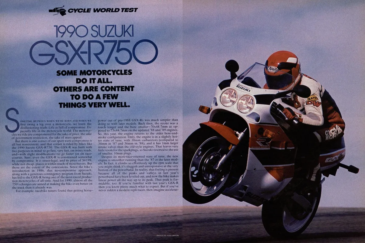 Suzuki GSX-R750 создал класс гоночных реплик