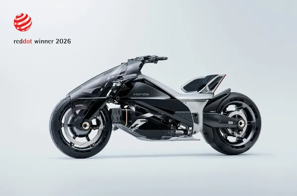 Электрический мотоцикл Honda и бренд-фильм получили международное признание в области дизайна