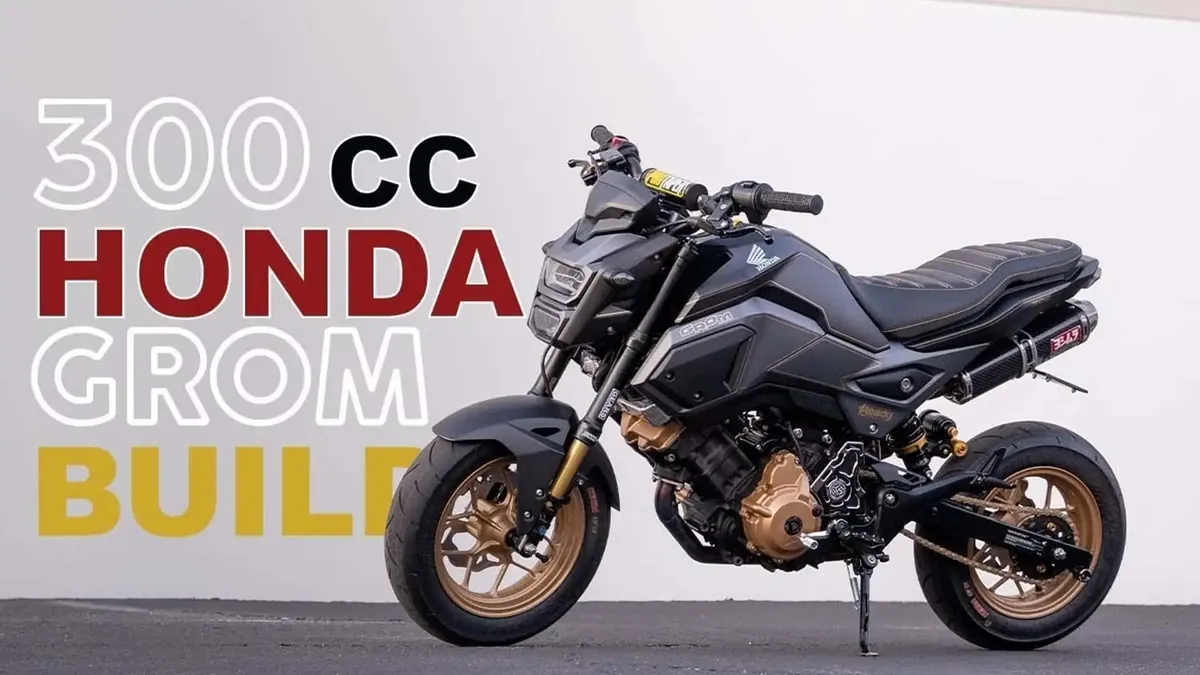 Каково это — ехать на кастомном 300-кубовом Honda Grom? Дэкс Шепард узнаёт на практике