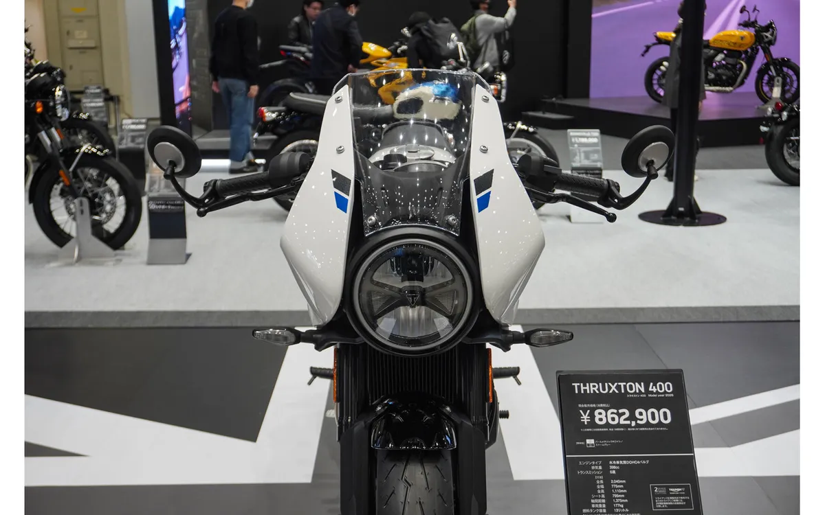 Триумф представил новые 400-кубовые модели Thruxton 400 и Tracker 400 на Токийском мотосалоне 2026 — фото 3