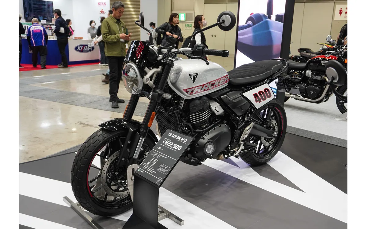 Триумф представил новые 400-кубовые модели Thruxton 400 и Tracker 400 на Токийском мотосалоне 2026 — фото 2
