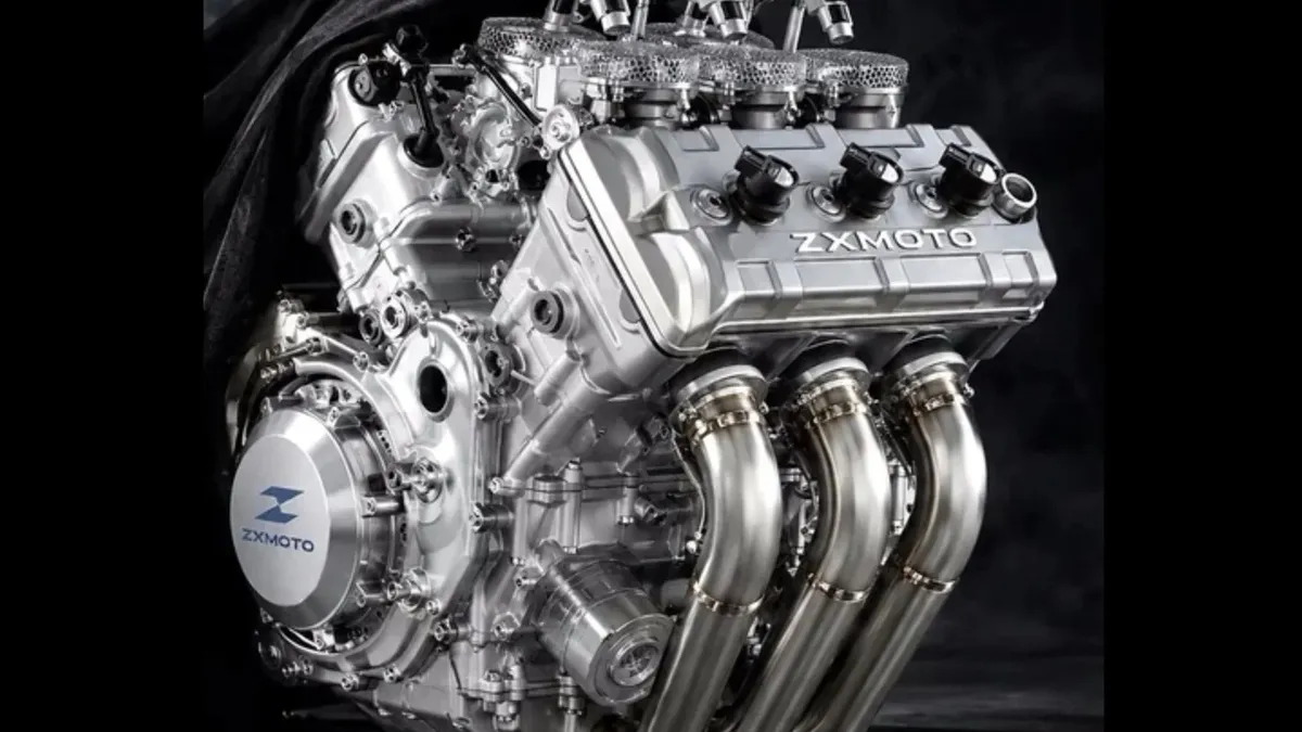 Honda делает V3, а теперь ZXMoto хочет создать двигатель V5!