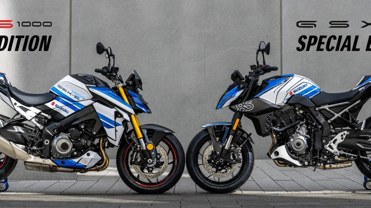 Suzuki выпускает специальные версии GSX-8S и GSX-S1000 для Германии