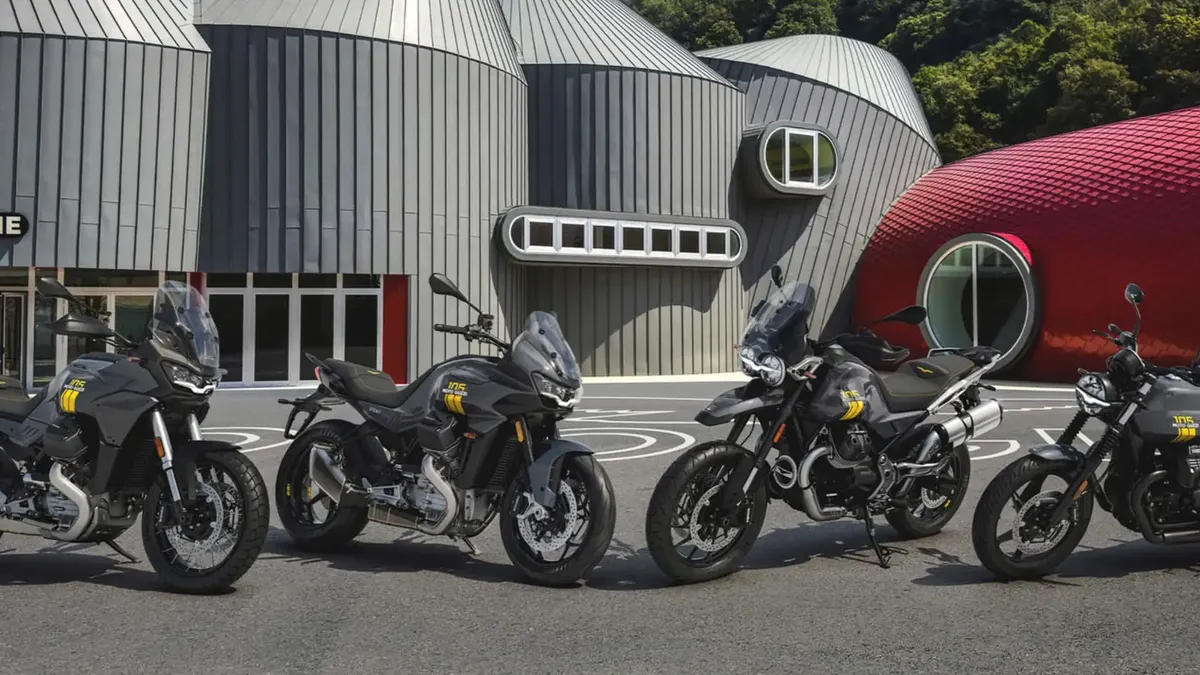 Moto Guzzi отмечает 105-летие юбилейной серией с особым окрасом