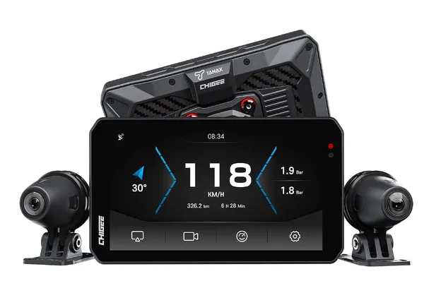 Tanax представляет новый умный монитор для мотоциклов SRS-050 Smart Ride Monitor AIO-5EVO — фото 3