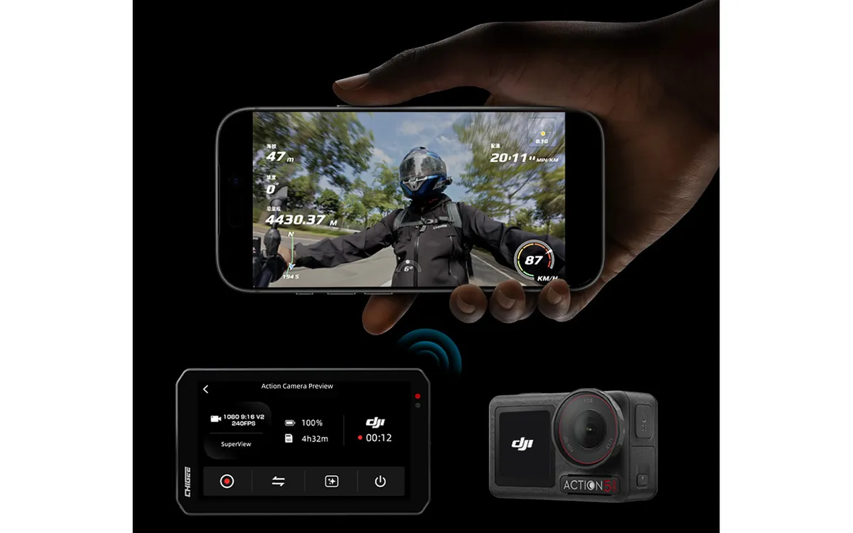 Tanax представляет новый умный монитор для мотоциклов SRS-050 Smart Ride Monitor AIO-5EVO