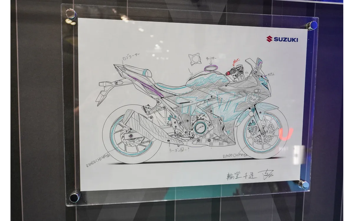 Специальный Suzuki GSX250R [Chihaya Remix] в коллаборации с VTuber: премьера на Осака Мотоциклетном Шоу 2026 — фото 2