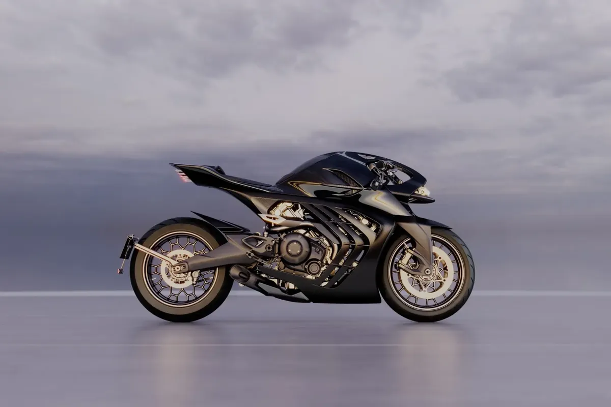 Aston Martin и Brough Superior представили первый дорожный мотоцикл AMB 002 Roadster
