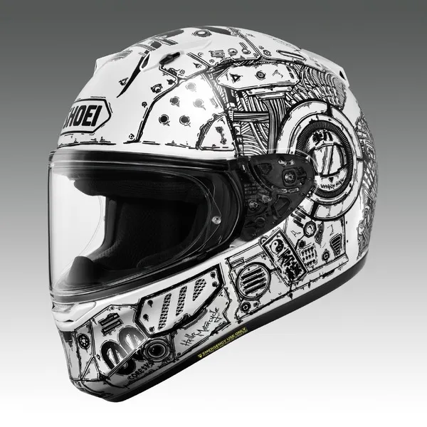 SHOEI Vaiern Zero: новый графический дизайн ZERO CODE от художника Kiichi — фото 2