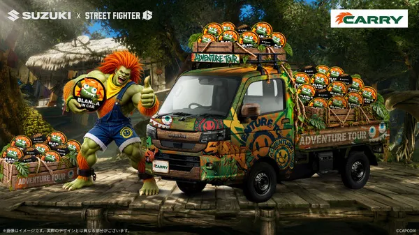Suzuki представит на Tokyo Game Show 2026 спецверсии Carry и Hayabusa в стиле Street Fighter 6