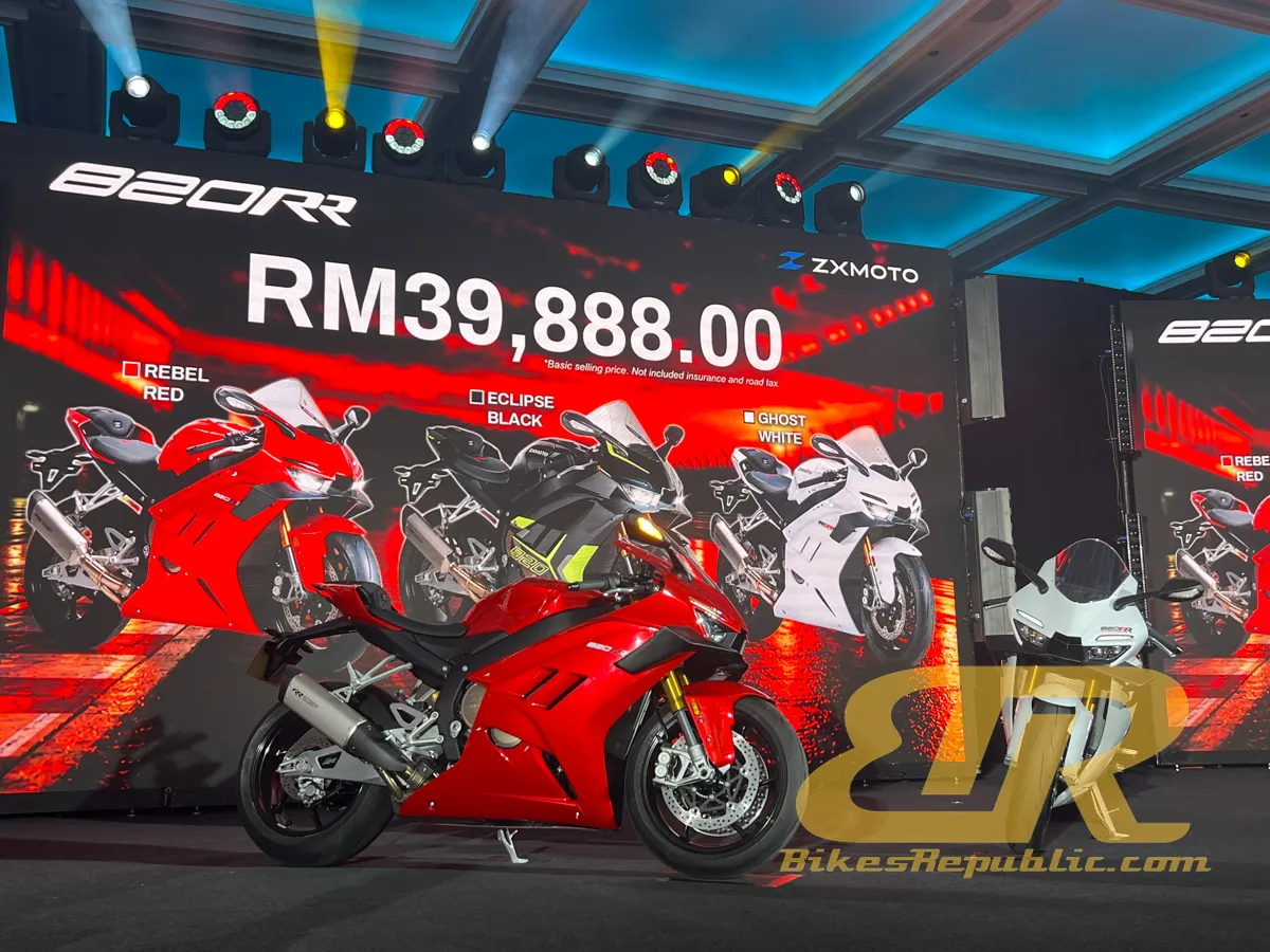 ZXMOTO 820RR официально представлен в Малайзии: цена от RM39,888