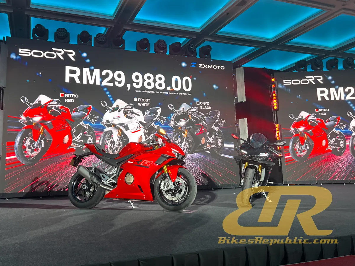 ZXMOTO 500RR официально представлен в Малайзии по цене RM29,888