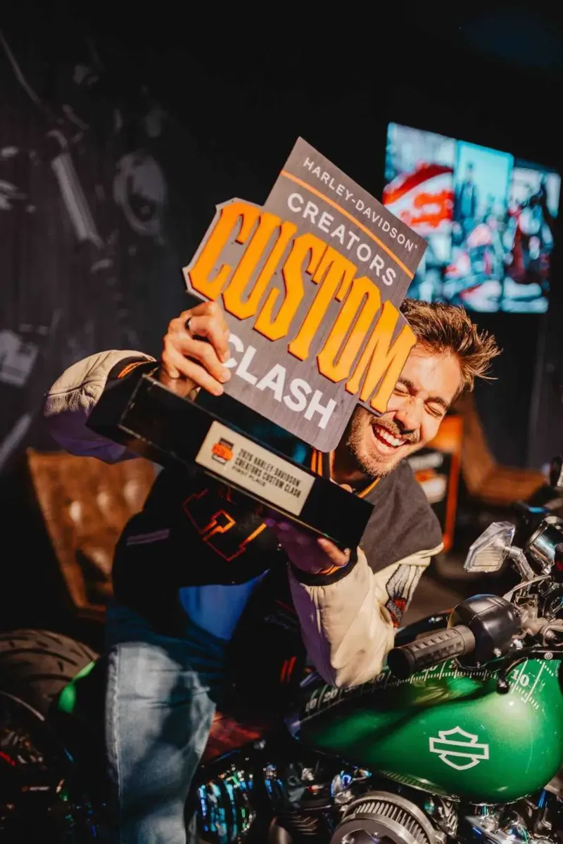 Jack NBC побеждает в Creators Custom Clash 2026 Harley-Davidson Italia — фото 4