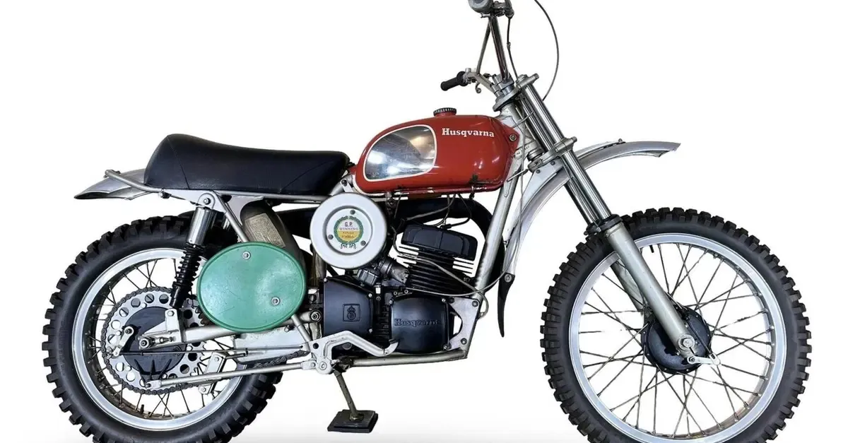Husqvarna 250 Motocrosser Стива Маккуина снова выставлена на аукцион
