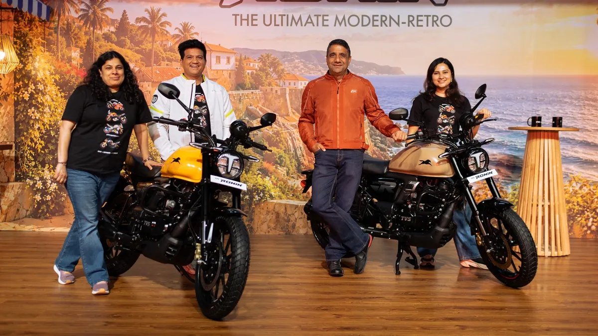 TVS Motor анонсирует праздничные обновления в премиальном модельном ряду TVS Apache и TVS Ronin
