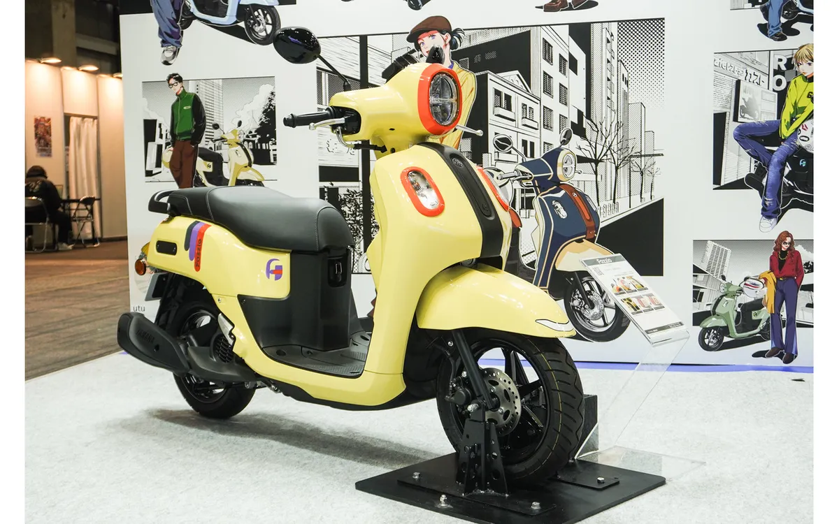 Новый неоретро-скутер Yamaha Fazzio покорил Osaka и Tokyo Motorcycle Show 2026 — фото 2