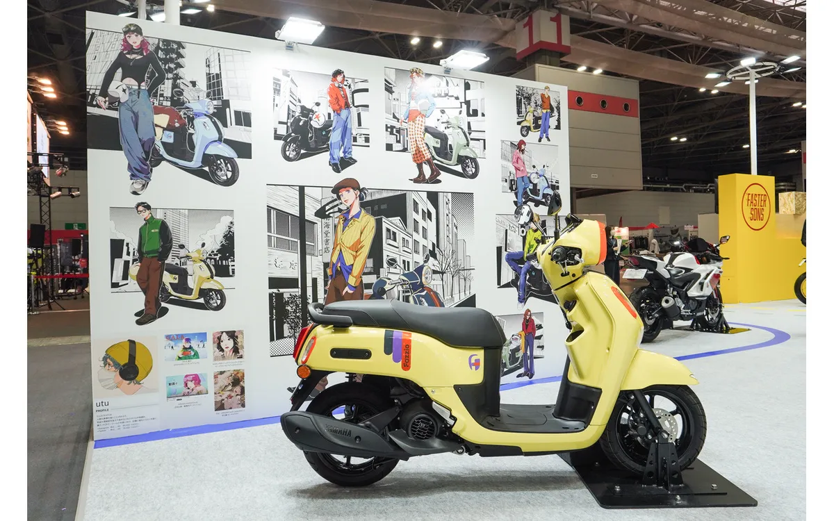 Новый неоретро-скутер Yamaha Fazzio покорил Osaka и Tokyo Motorcycle Show 2026