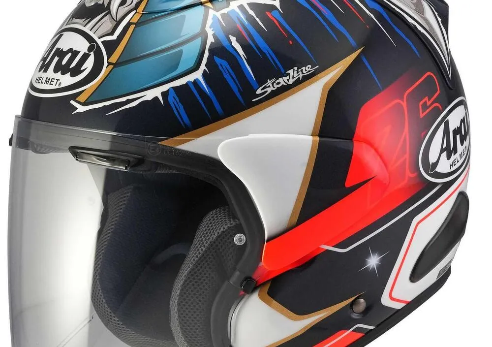 Arai SZ-R EVO Pedrosa Shogun: обновление классического открытого шлема с новыми стандартами безопасности — фото 2