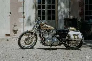 Кастомный Harley-Davidson Sportster 1994 года от Lucky Cat Garage под названием Glamster — фото 3