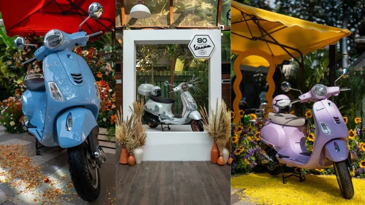Vespa представила лимитированную серию Tech 80th в Индии