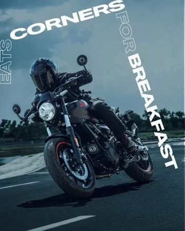 Скремблер становится спортивным: Royal Enfield Guerrilla 450 APEX — фото 3